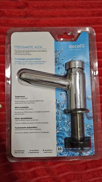Torneira de fechamento automático DOCOL - Foto 2