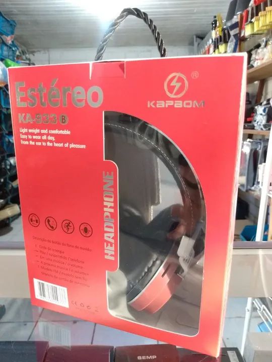 Fone de Ouvido KAPAOM KA-933 Estéreo - Novo! - Foto 2