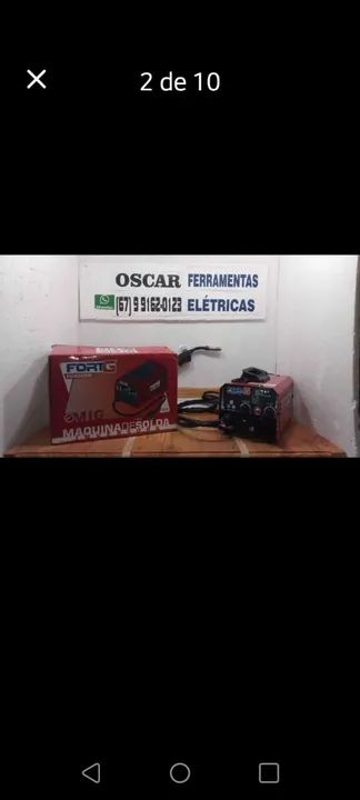 Inversora de solda MiG sem gás, entrego  - Foto 6
