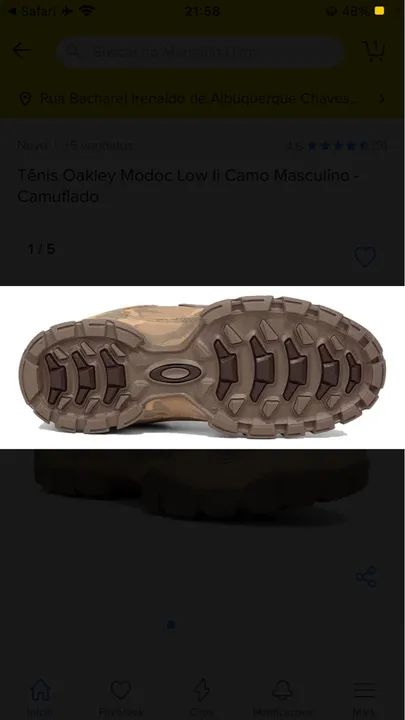 Tênis Oakley Modoc Low 2 Desert Camo - Foto 5