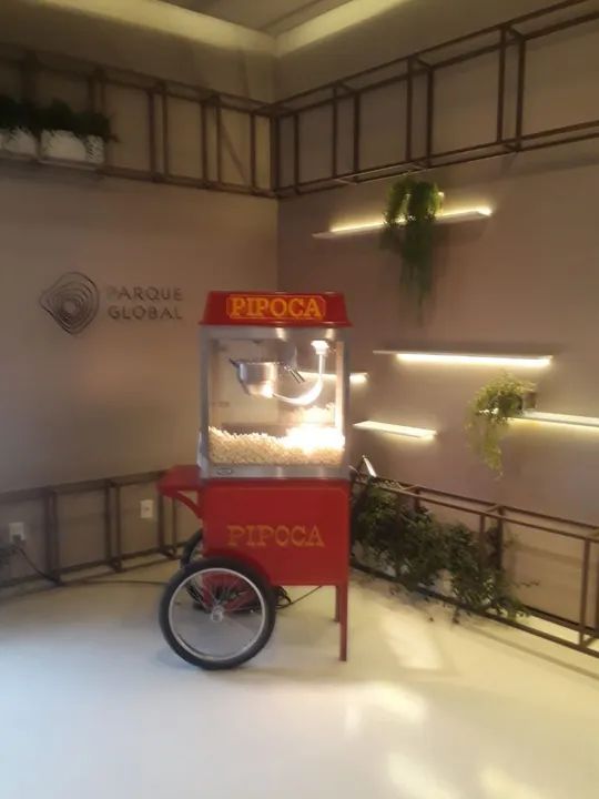 Faço eventos de pipoca retrô 