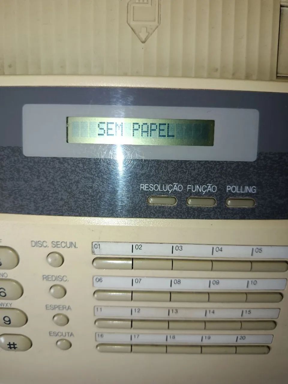 Fax Sharp FO245, em bom estado.  - Foto 3