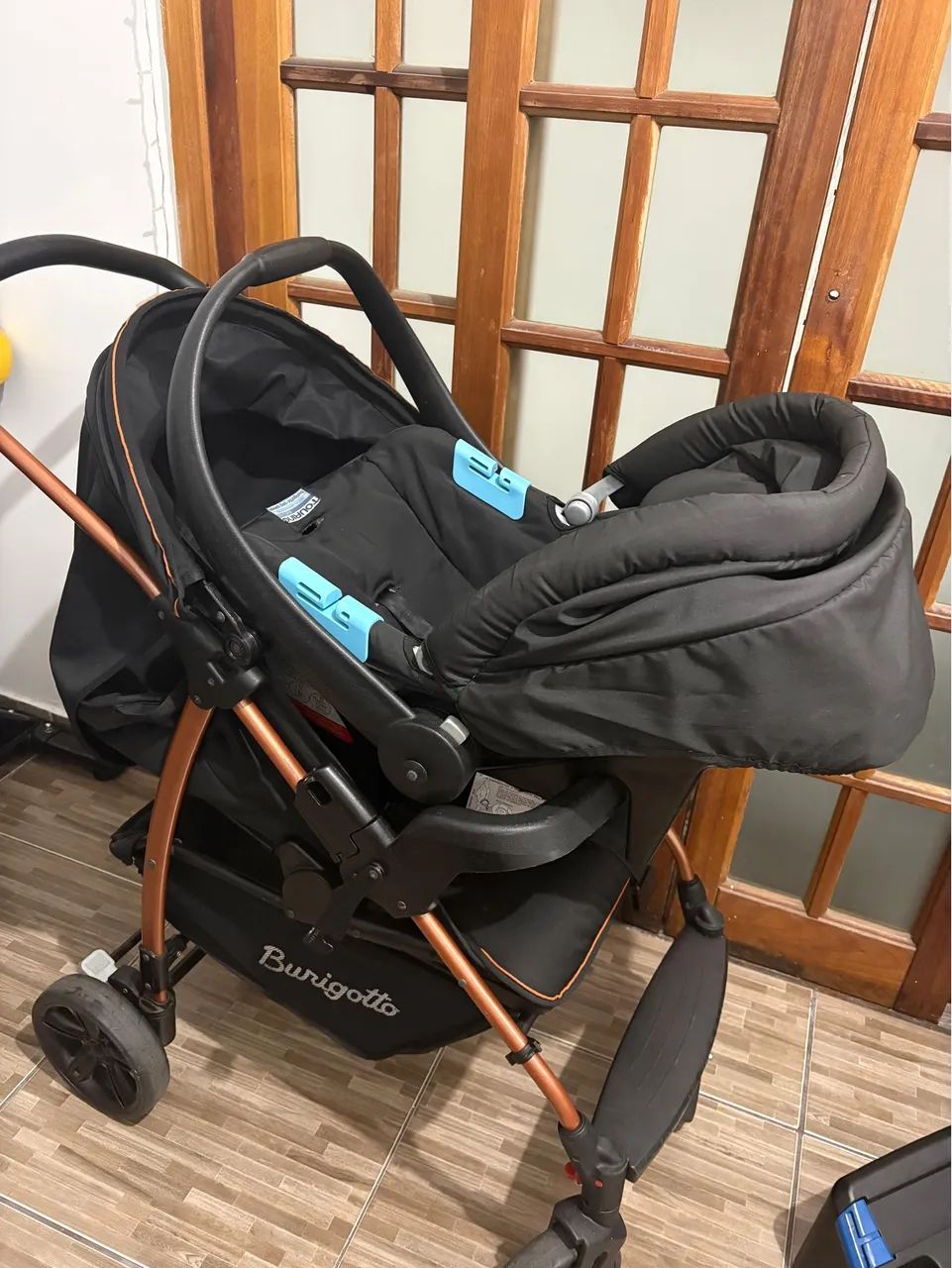 Carrinho de bebê + bebê conforto Burigotto - Foto 5
