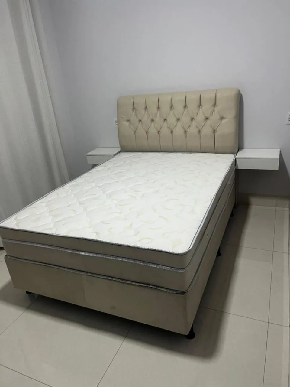 Cama Box Casal Completa à pronta entrega 