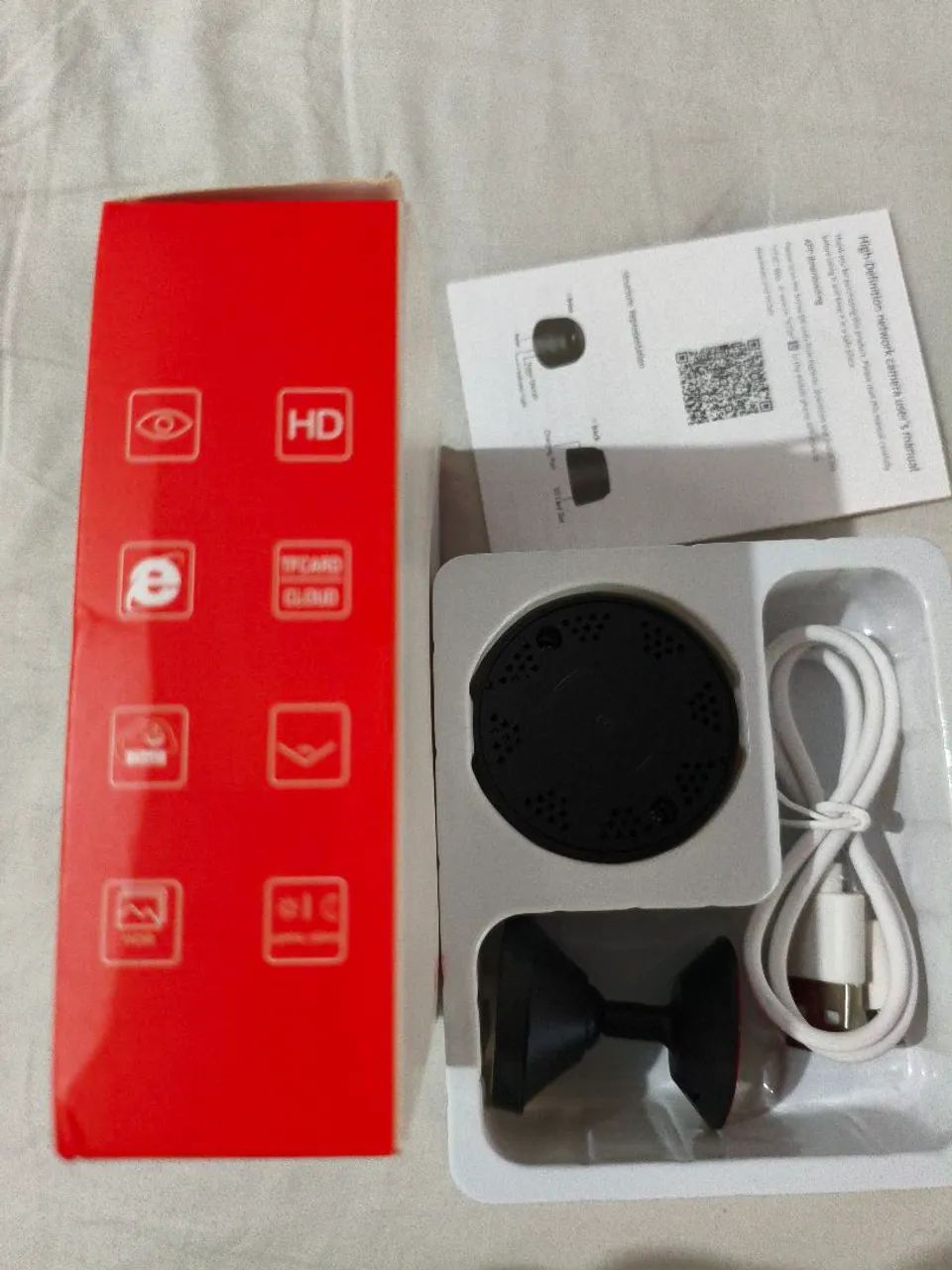 Mini câmera de vigilância A9 HD - Foto 3