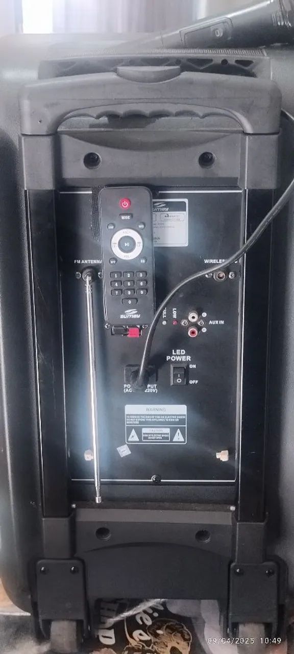 Caixa de Som Bluetooth com Microfone -Bateria Nova - SUMAY com Design Moderno - Foto 2