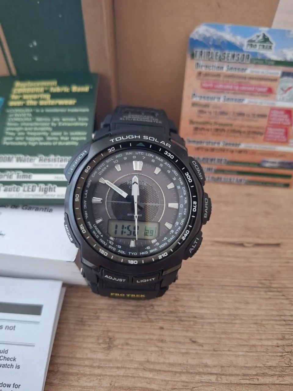 Tough Solar Casio Protrek 510 CASIO PROTREK PRW-5100 TOUGH SOLAR 電波時計