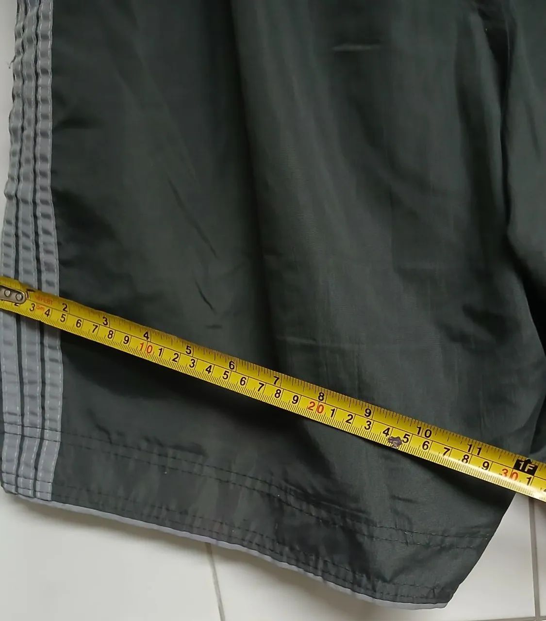 Kit 2 Bermudas Esportivas Dry Fit Cinza e Marrom Tamanho G - Foto 5