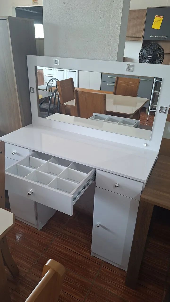 Penteadeira com espelho e led - Foto 2