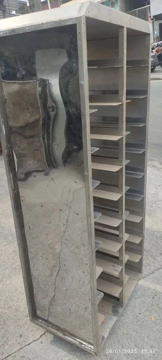 5Armários inox industrial 45x65cm 20GNs"LEIA"