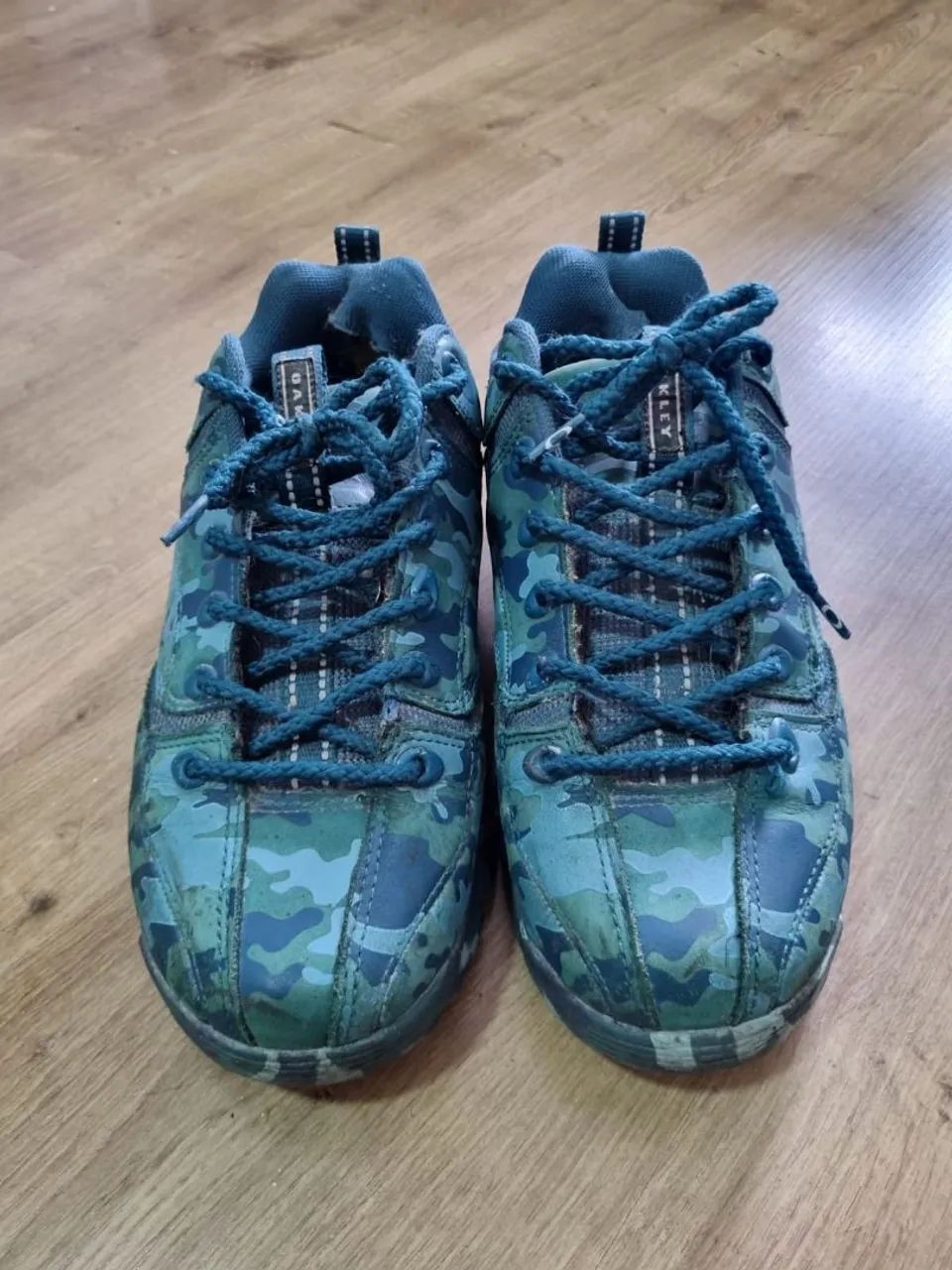 Tênis Oakley Camuflado Azul Flak Camuflada 2018 Oakley Masculino