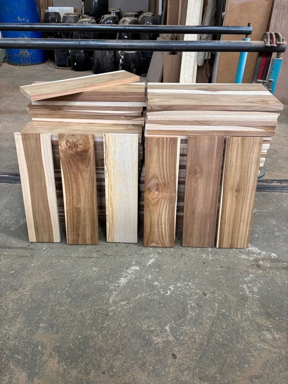 Ripa de madeira Teca 50x14,5x2 cm  - Foto 2