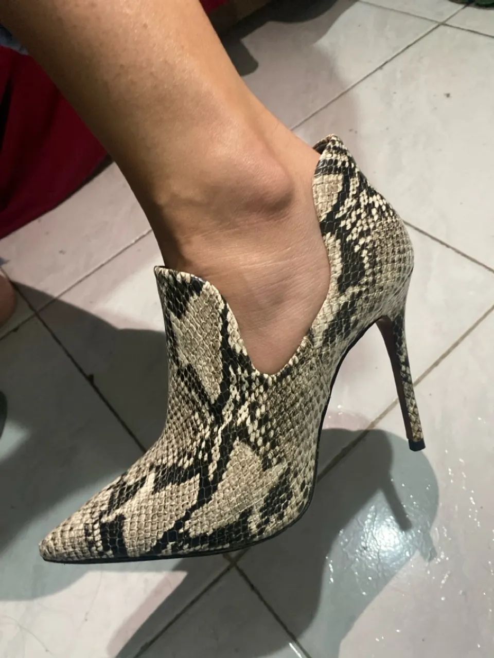 Scarpin Schutz Animal Print - Foto 4