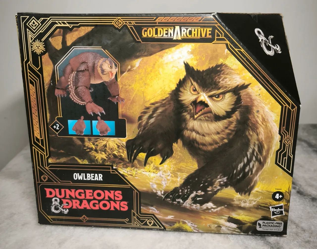 Dungeons & Dragons Owlbear Golden Archive hasbro original lacrado
