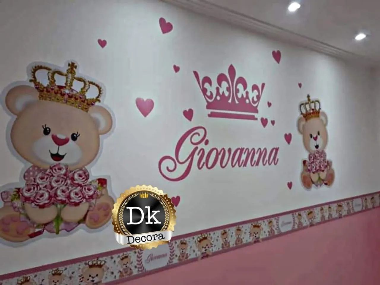 Adesivo decorativo com faixa