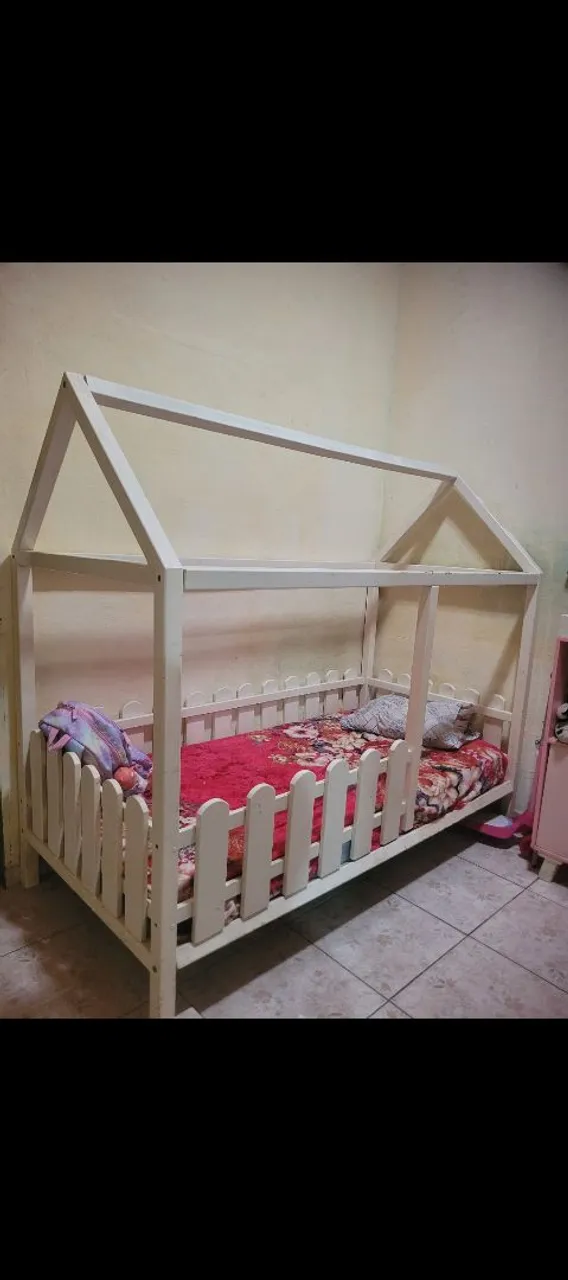Cama Infantil Casinha Branca