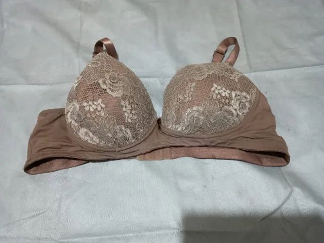 SUTIÃ COM 3 CALCINHAS COR CHOCOLATE - TAM. 52 PLUS SIZE - NOVO - Foto 5