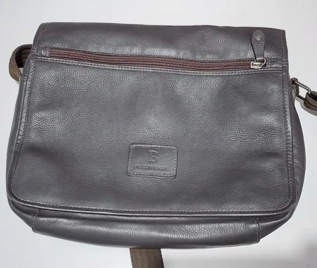 Bolsa Tranversal de Couro Original - PelliBrasil - Foto 5