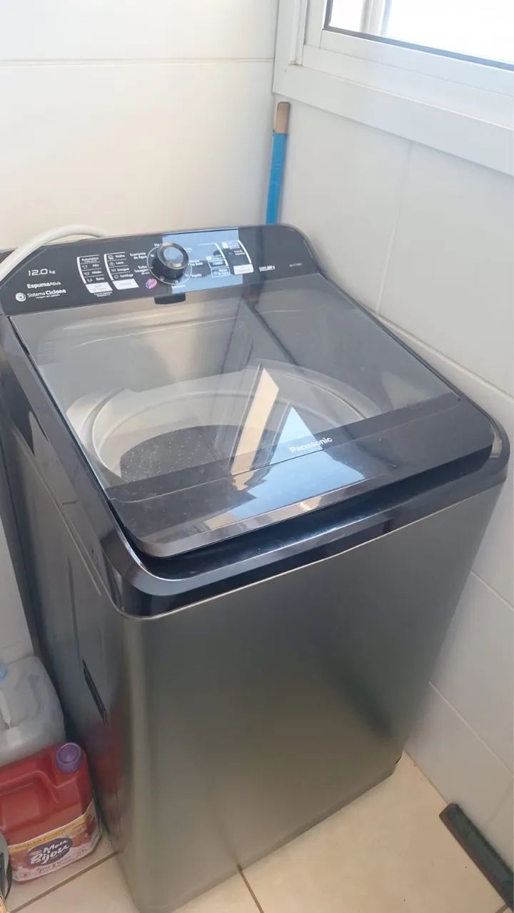 Máquina de Lavar Panasonic 12kg - Espuma Ativa Sistema Ciclone