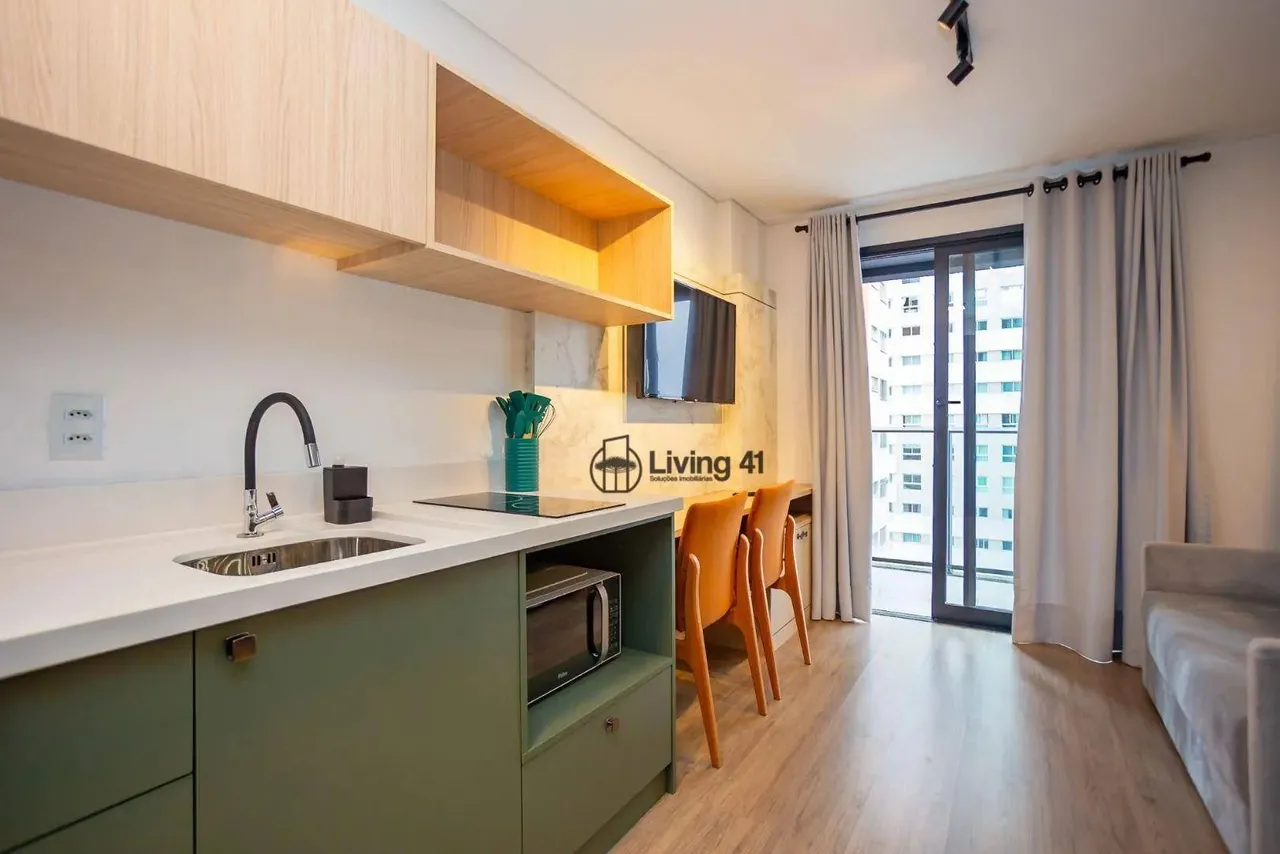 Studio com 1 dormitório para alugar, 30 m² por R$ 3.812,00/mês - Batel - Curitiba/PR