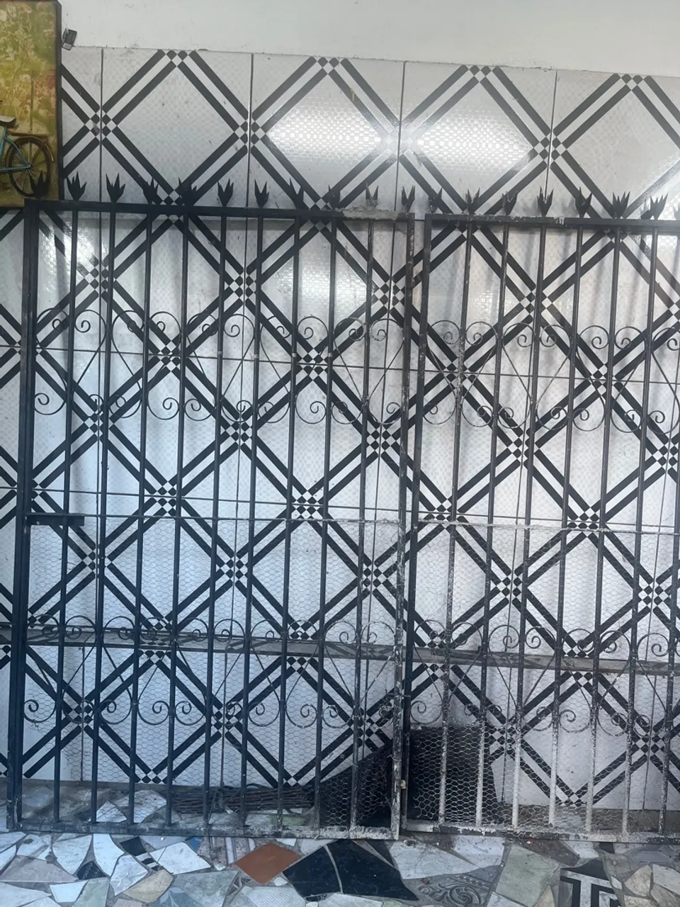 Portão para garagem de ferro