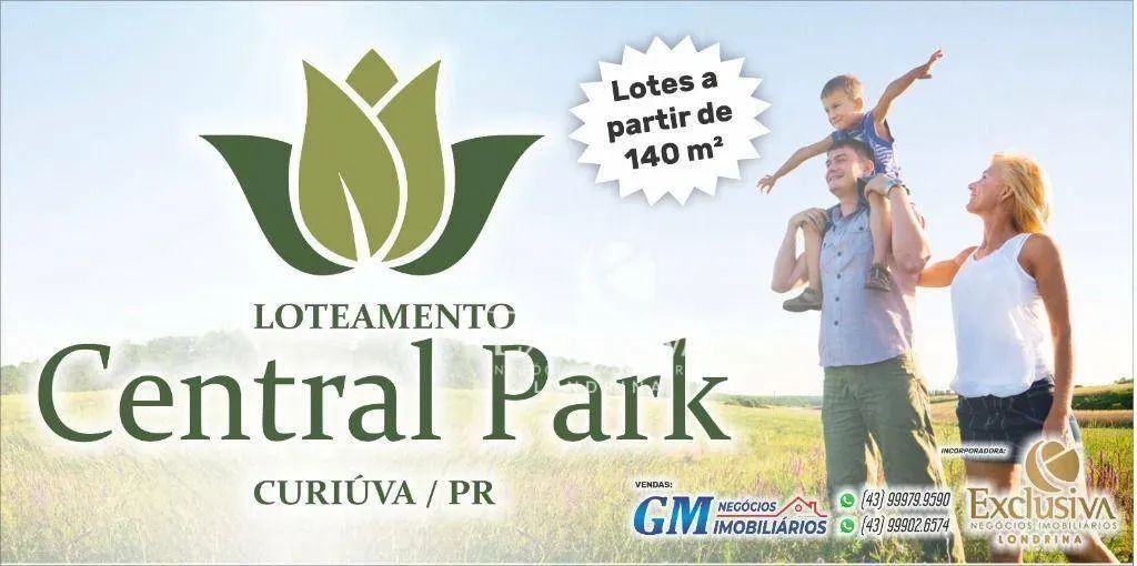 Terreno à venda, 140 m² - Loteamento Central Park - Curiuva/PR