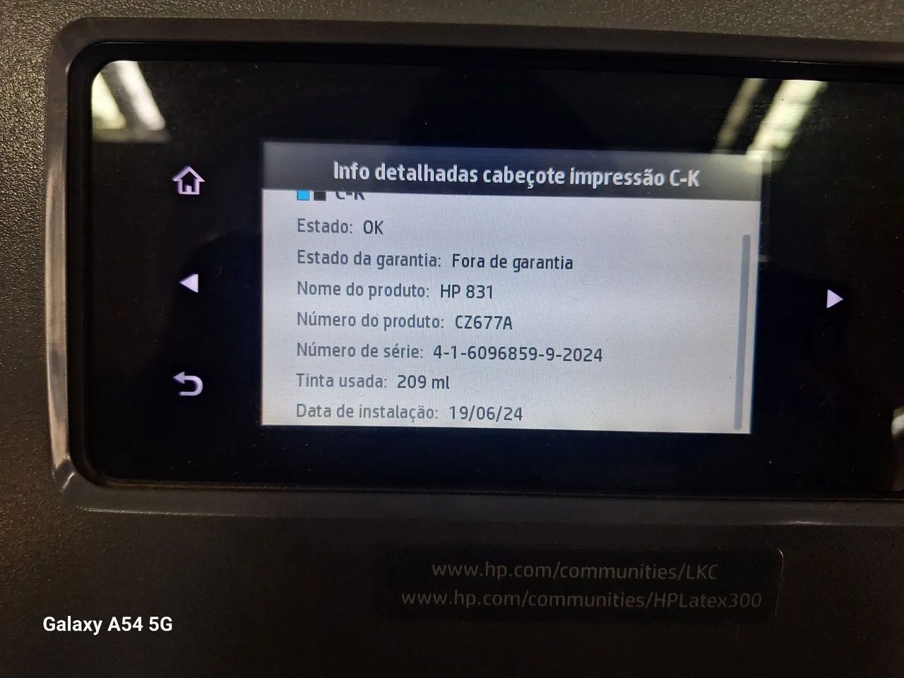 Plotter HP latex 335 - Foto 4