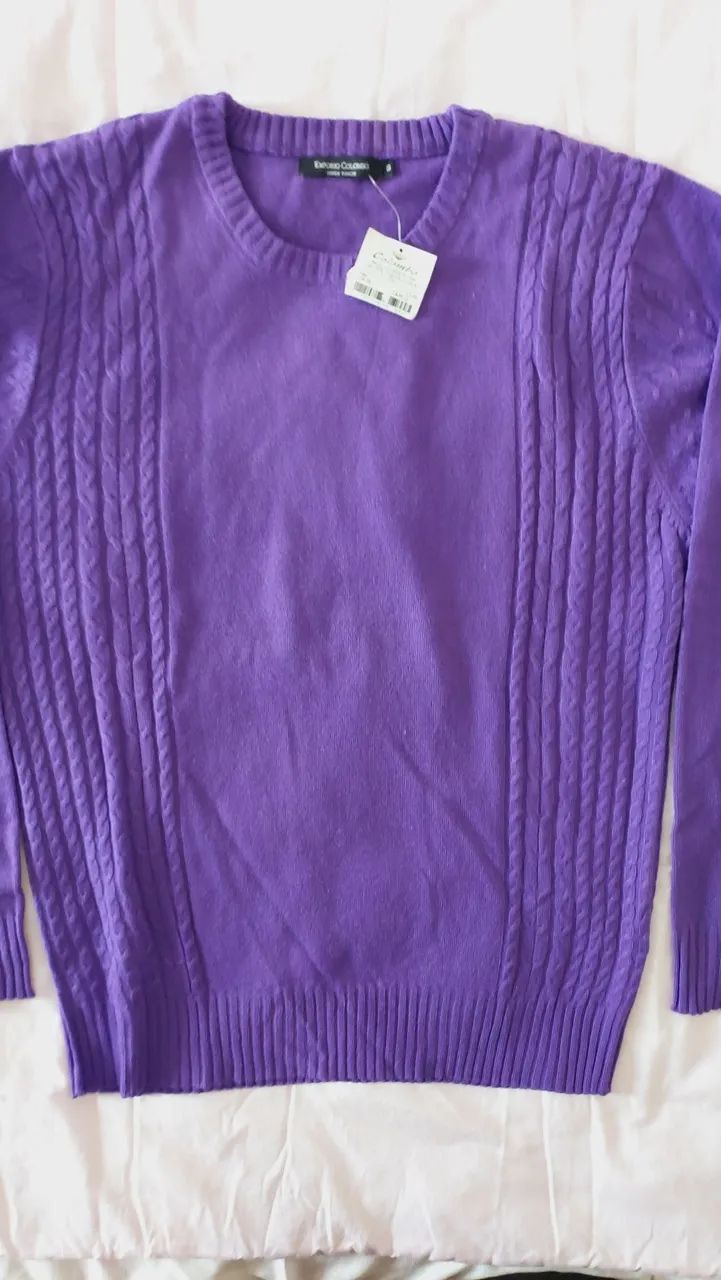 Suéter Roxo Colombo - Foto 3