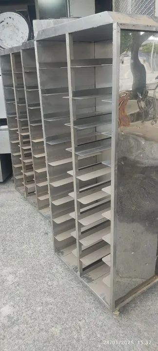 5Armários inox industrial 45x65cm 20GNs"LEIA" - Foto 6