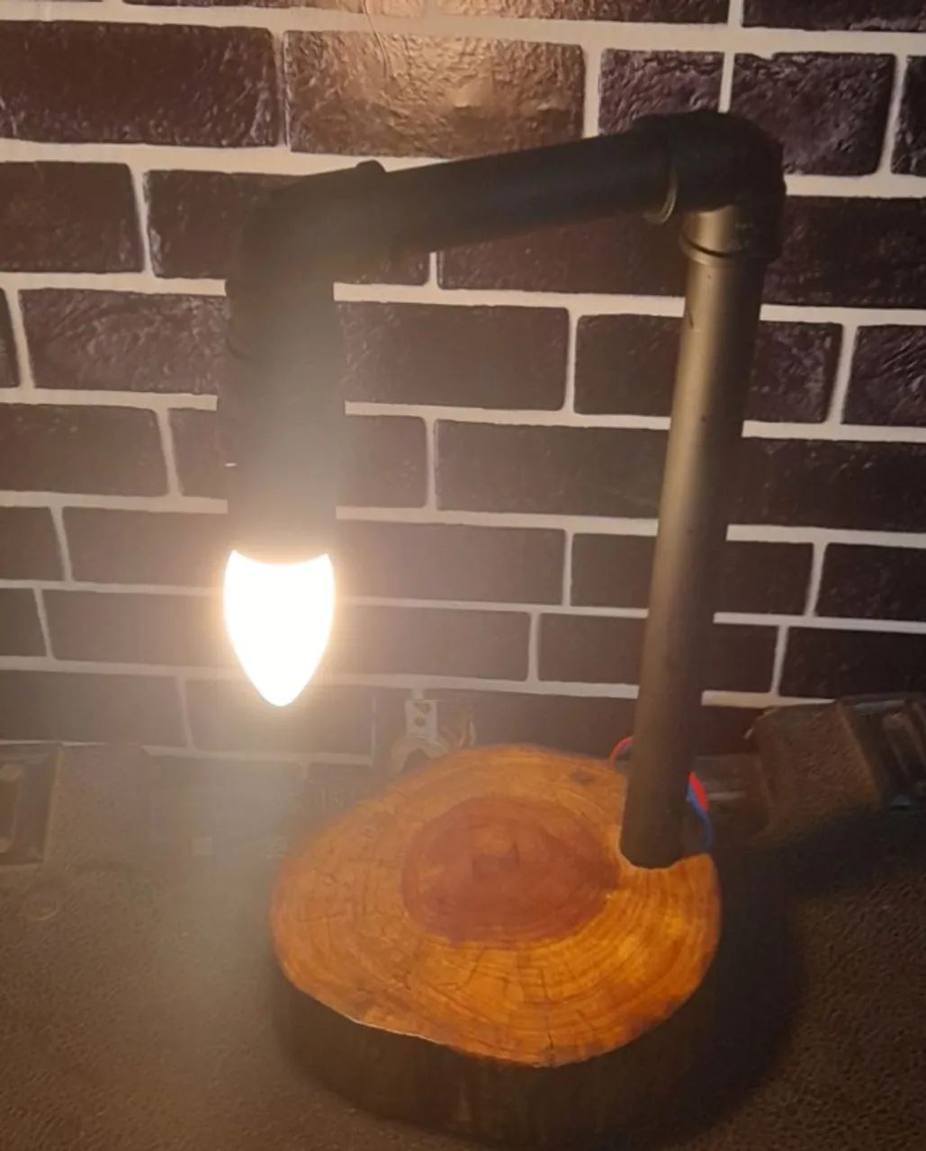 Luminária  Rustica de mesa  - Foto 5