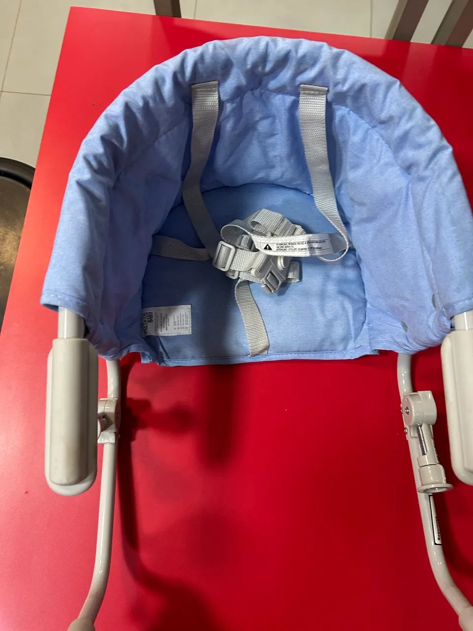 Cadeira de alimentação Multikids Baby a partir de 6 meses até 15kg Cor Azul - Foto 2