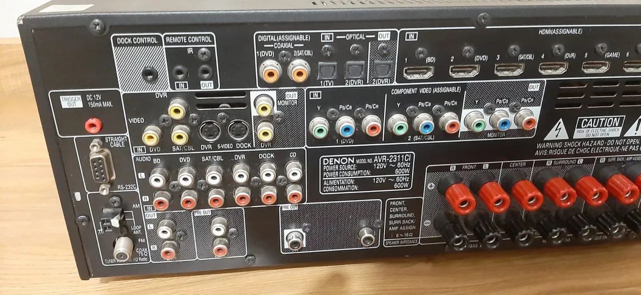 RECEIVER DENON AVR 2311CI - Foto 4