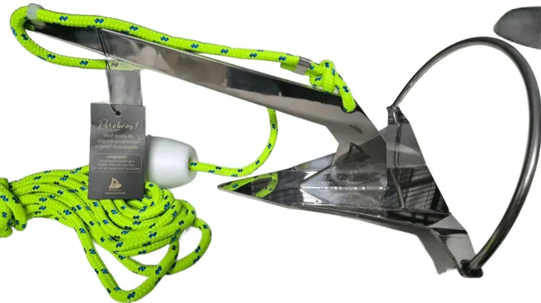 Âncora de Aço Inox para jetsky ou caiaque