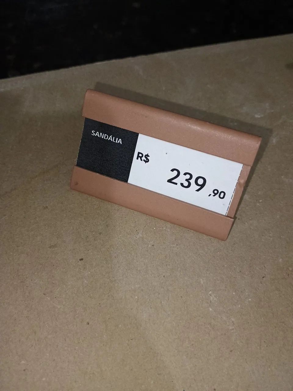 Suporte para etiquetar preços 