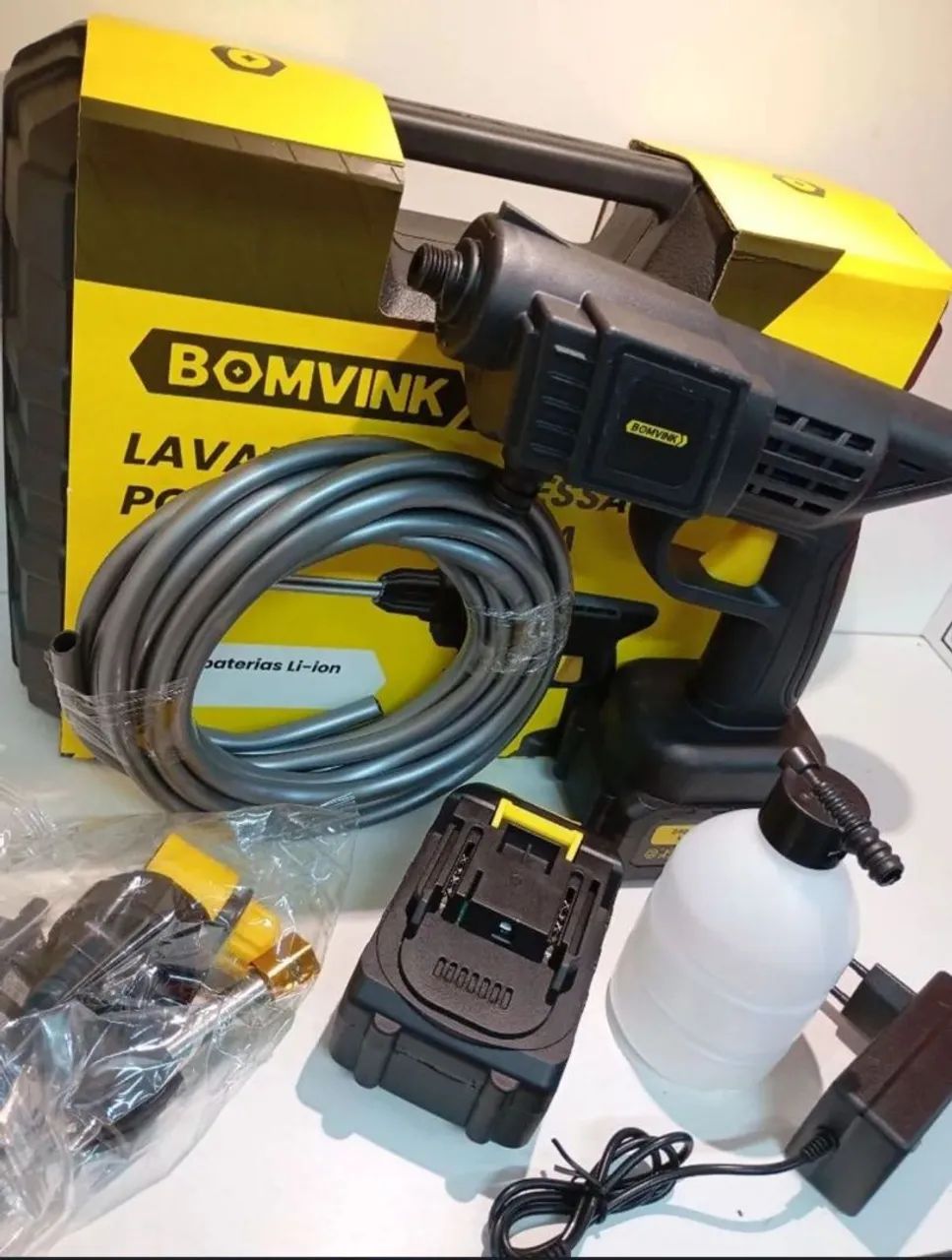 Lavadora de pressão portátil a bateria  - Foto 2
