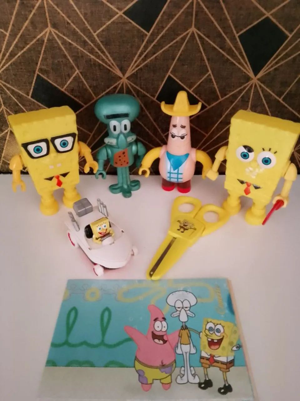 Lote brinquedos bob esponja - Foto 5
