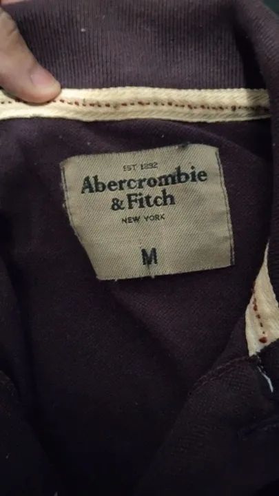 Polo Abercrombie Roxa M - Foto 4