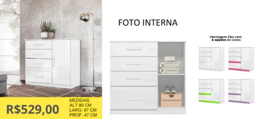 COMODA COM SAPATEIRA A PRONTA-ENTREGA  - Foto 2