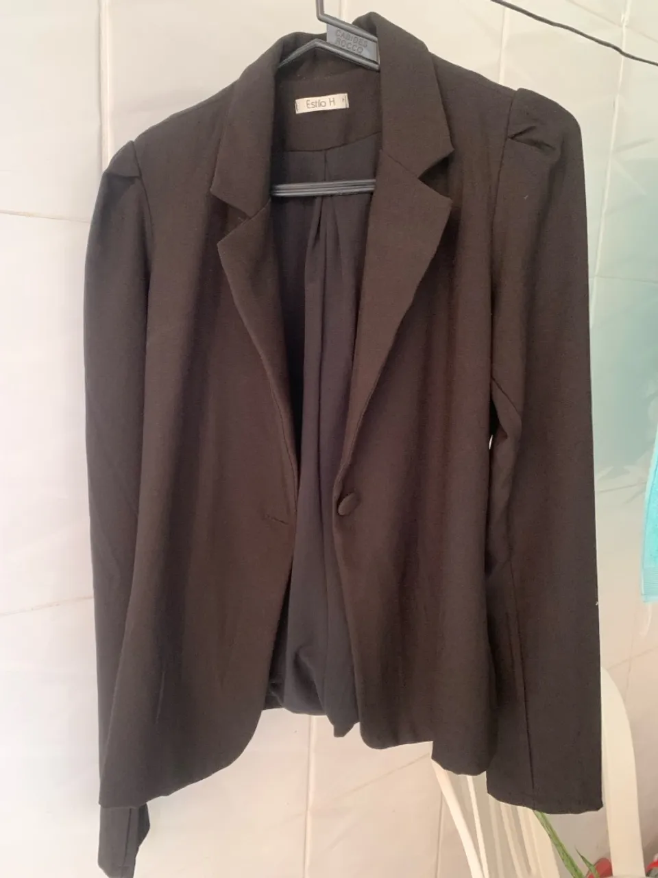 Blazer preto feminino elegante