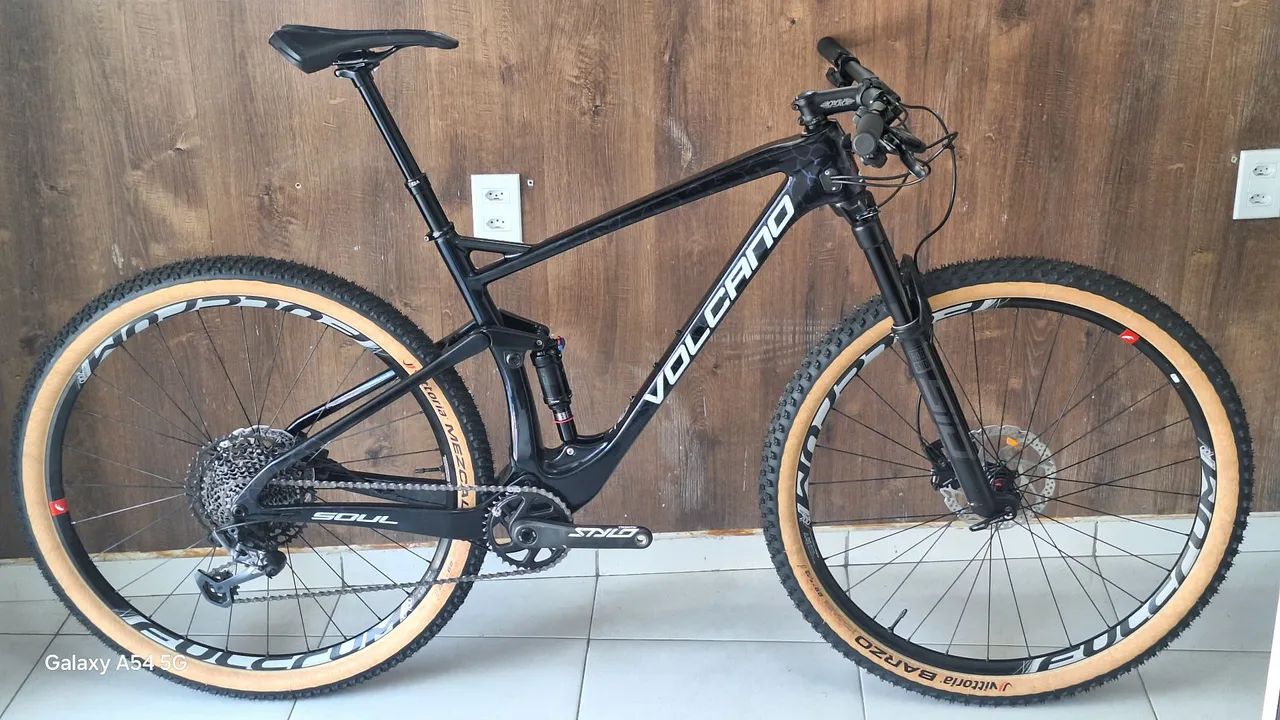 MTB Bicicleta Volcano Soul 29 Full Suspension Oportunidade  - Foto 6