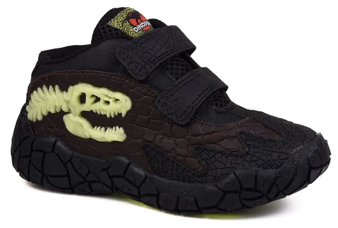 Tênis infantil dinossauro atacado