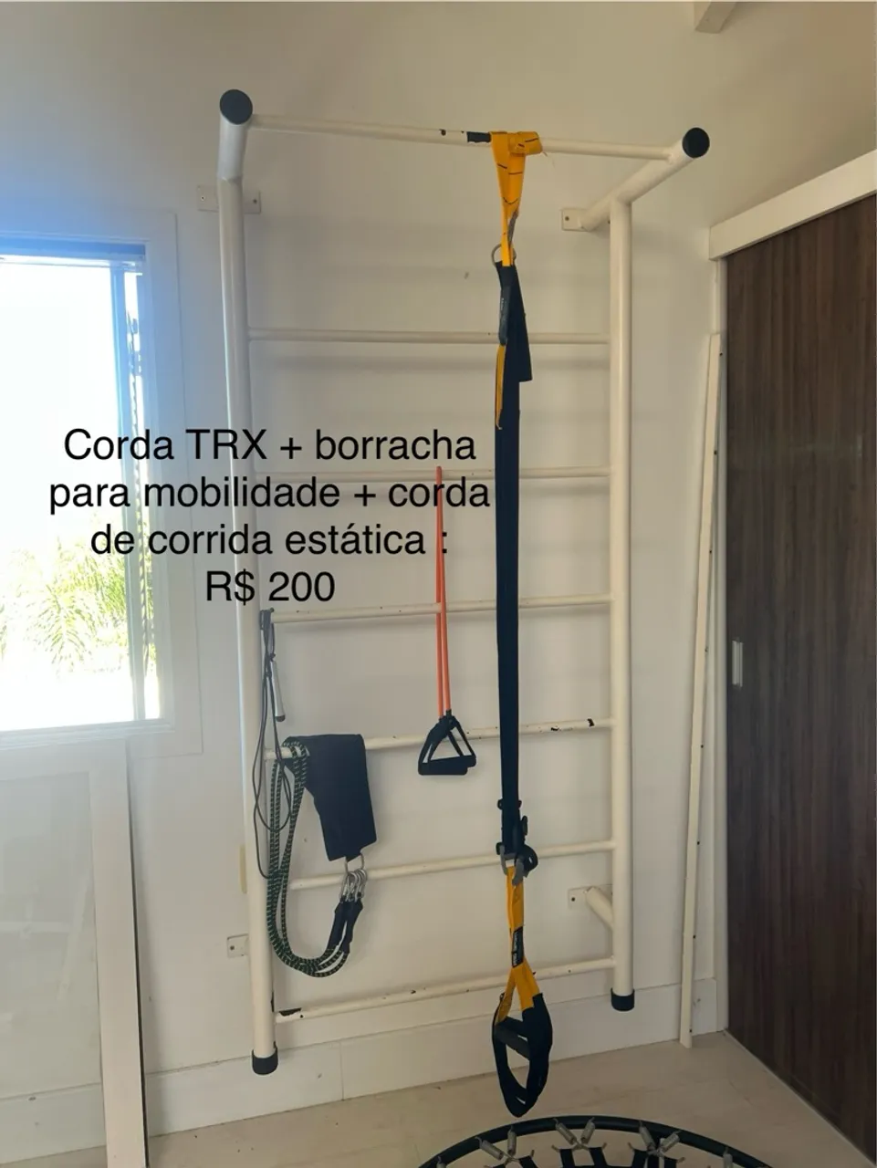 Kit Completo para Exercícios - TRX, Borracha e Corda