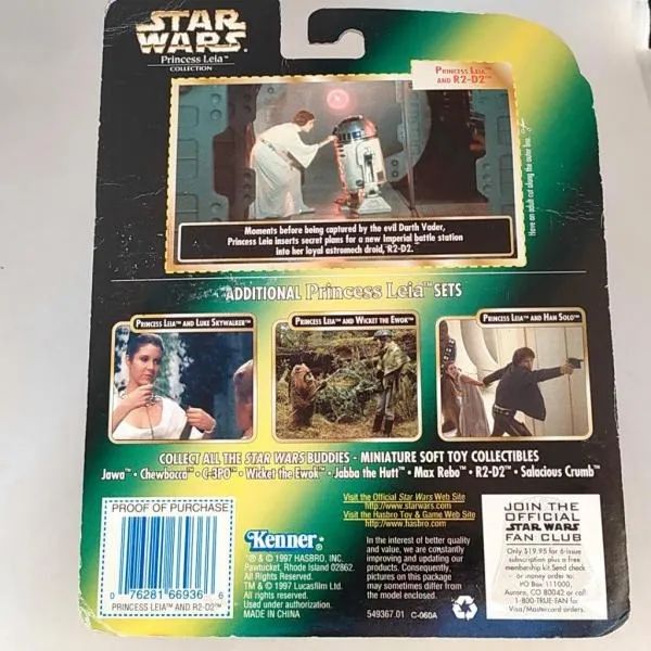 BONECA da PRINCESA LEIA e do Robô R2-D2, na embalagem lacrada, Saga GUERRA NAS ESTRELAS - Foto 3
