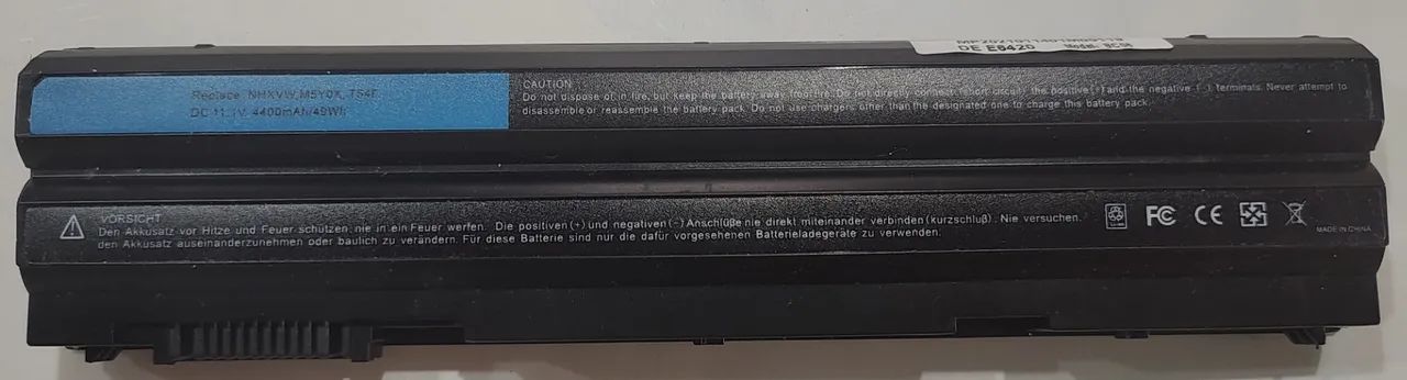 Bateria Para Notebook Dell E6420 - Latitude Vostro Inspiron Preto - Foto 5