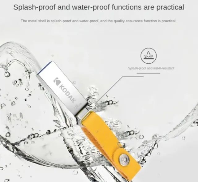 Pendrive 64gb Flash Kodak Metalizado Compacto Prateado  Arduino Automação COD-AP198   - Foto 3