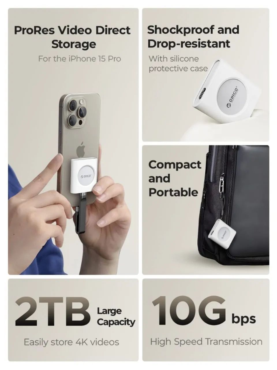 Case M2 NVME 2230 USB C - Foto 3