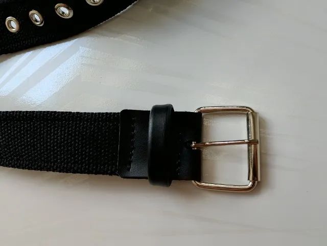 Cinto preto com fivela basic - Foto 4