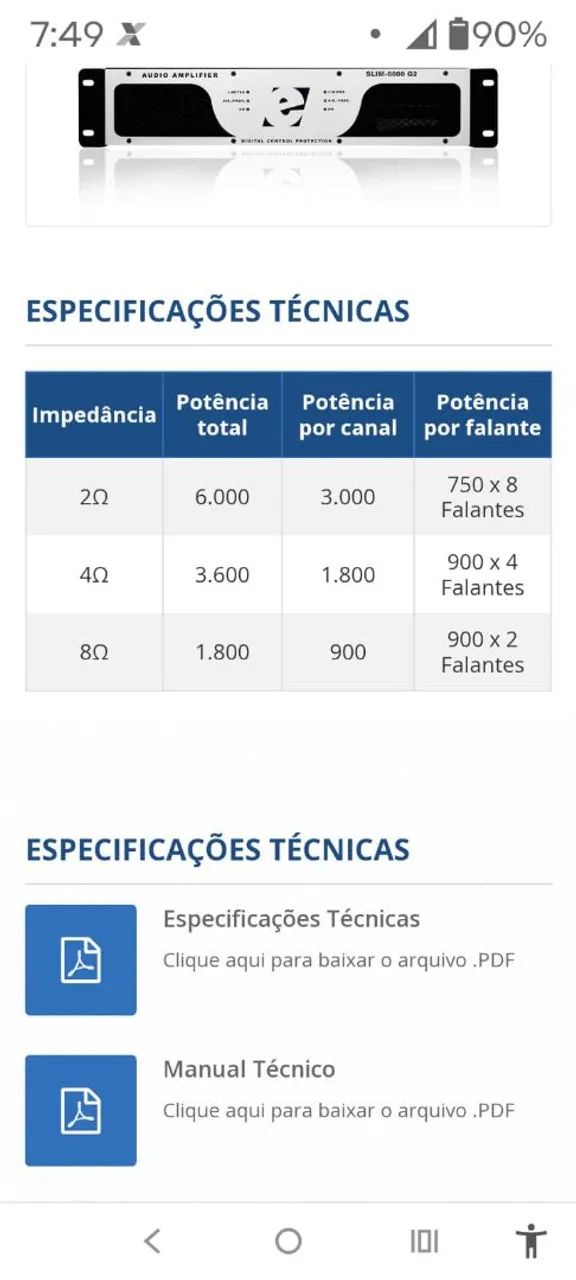 Amplificador Slim 6000 G2 - Foto 5