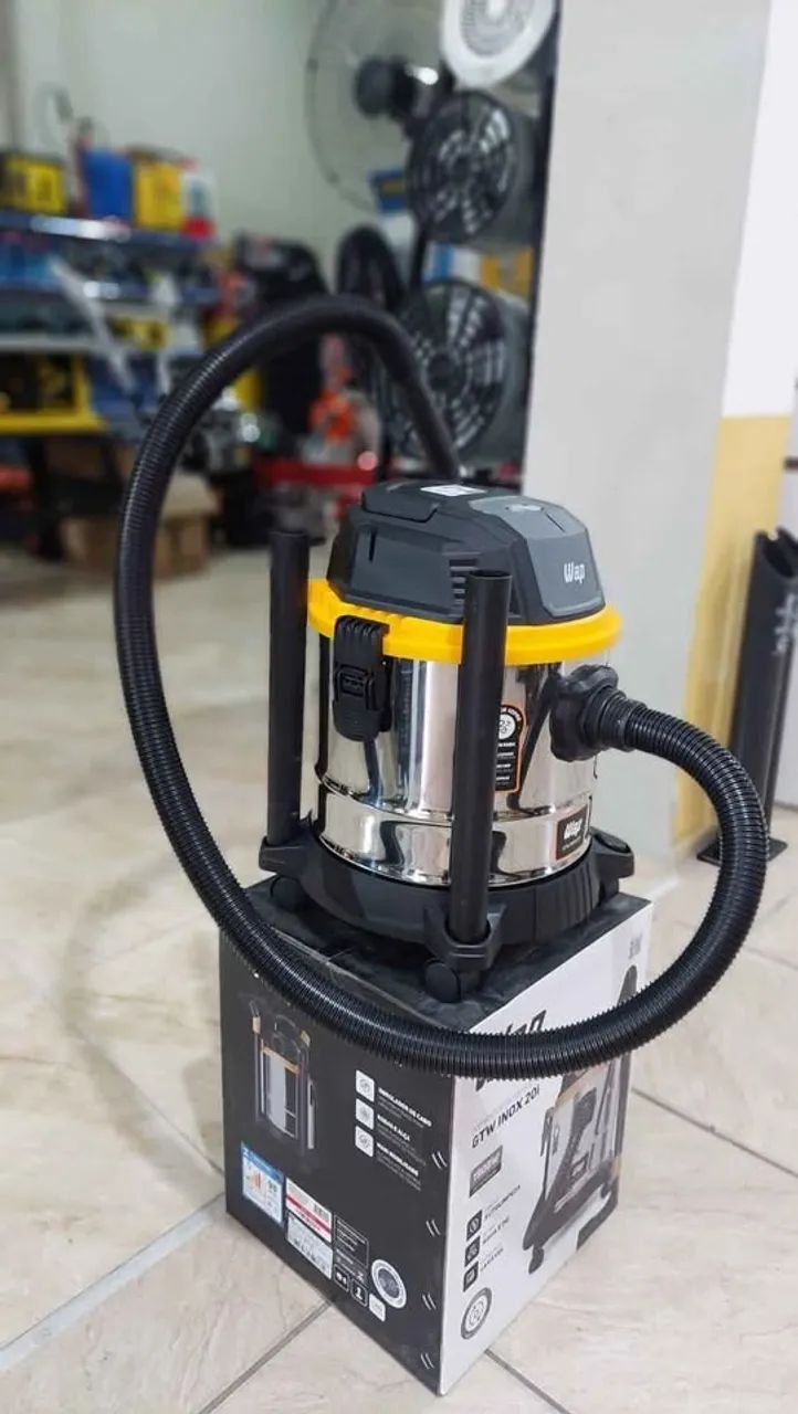 Aspirador de pó e água 20L Inox 1900w 220V - Wap (Loja) - Foto 6