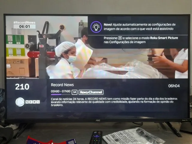 TV 43 LED AOC Roku SmartTV SÉRIE 5135